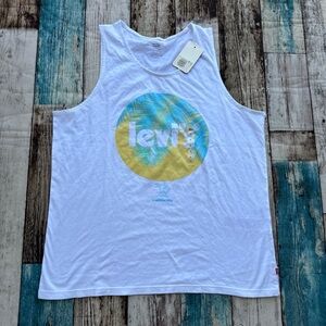 New large relaxed Mens Levi tank